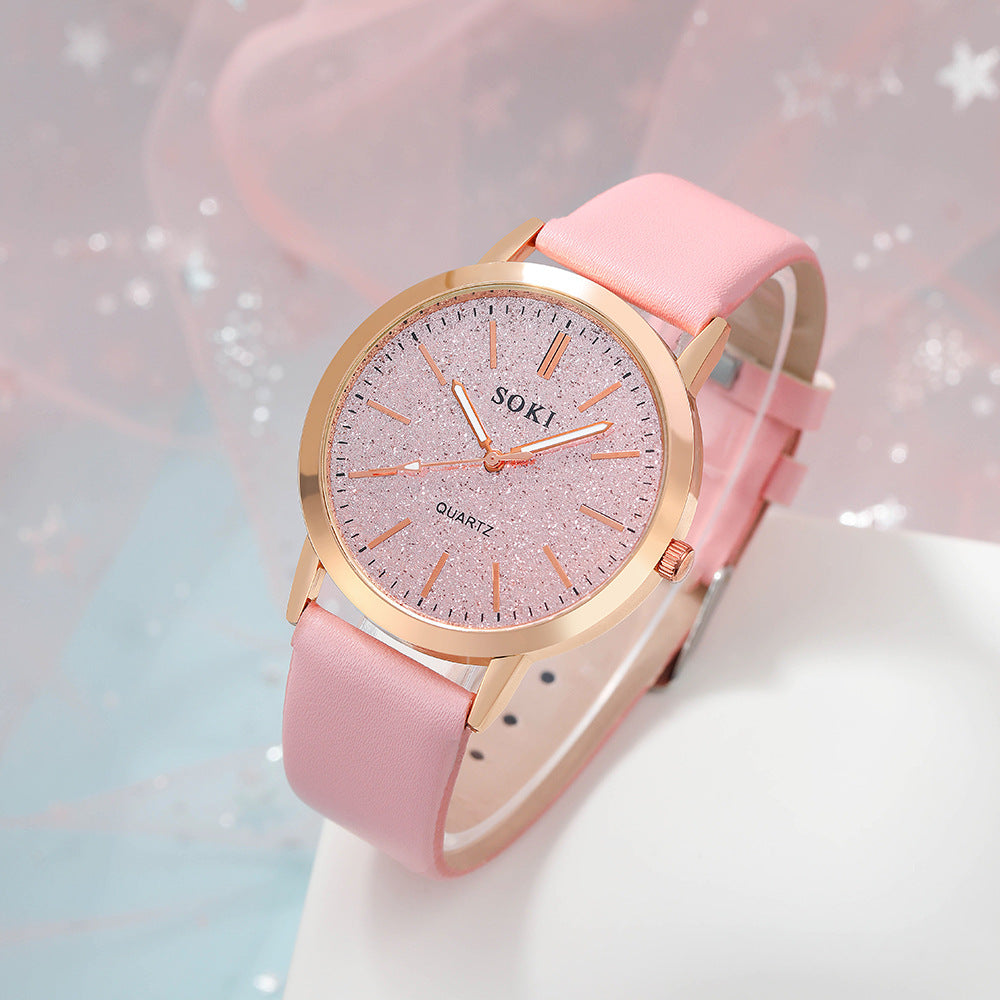 SET LUMINA LUXE™x3 Relojes Mujer · Cuarzo · Acabado Rose Gold · Esfera Glitter