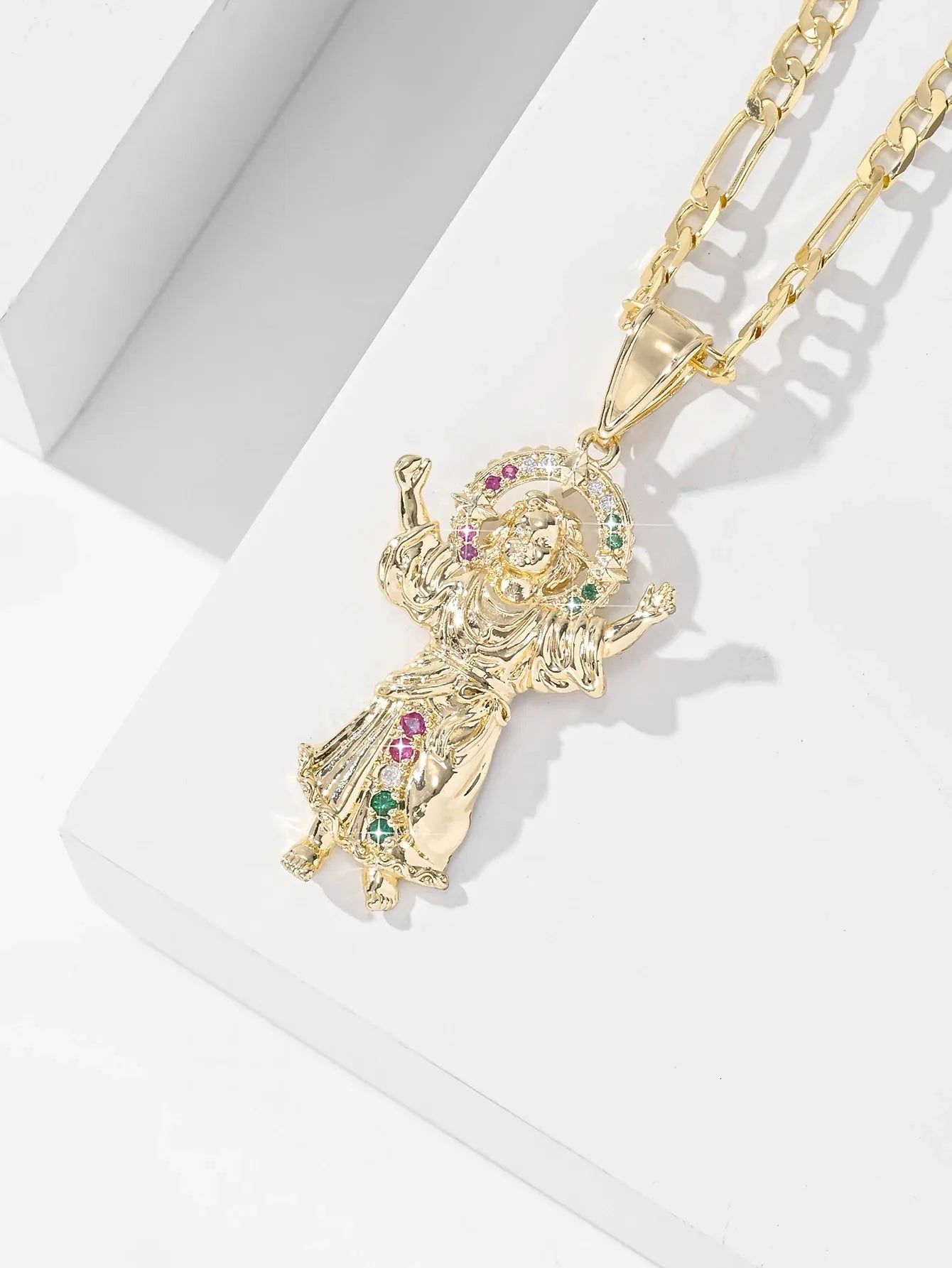 COLLAR DIVINO NIÑO™ · Yo Me Encargo · Baño Oro 18K + Circonias