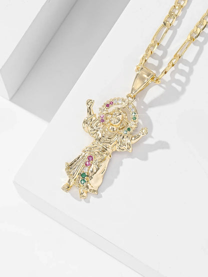 COLLAR DIVINO NIÑO™ · Yo Me Encargo · Baño Oro 18K + Circonias