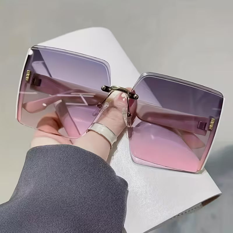 SET PRISM ICON™ · x3 Gafas Oversize Rimless Degradado · Mujer