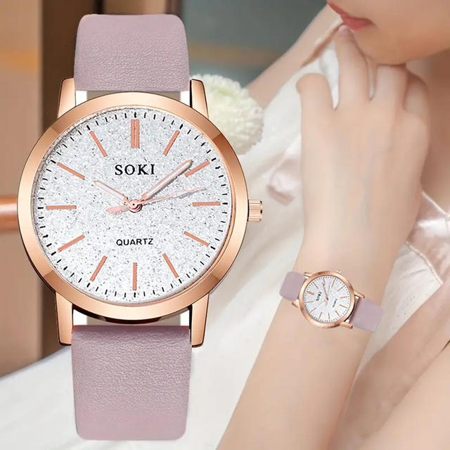 SET LUMINA LUXE™x3 Relojes Mujer · Cuarzo · Acabado Rose Gold · Esfera Glitter