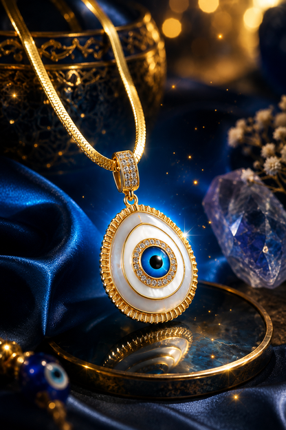 Collar Ojo Turco Mistyc™ | Protección, Belleza y Energía Positiva BY MANDALA BOHO