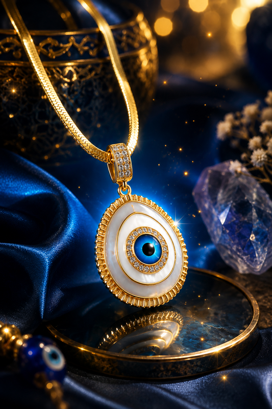 Collar Ojo Turco Mistyc™ | Protección, Belleza y Energía Positiva BY MANDALA BOHO