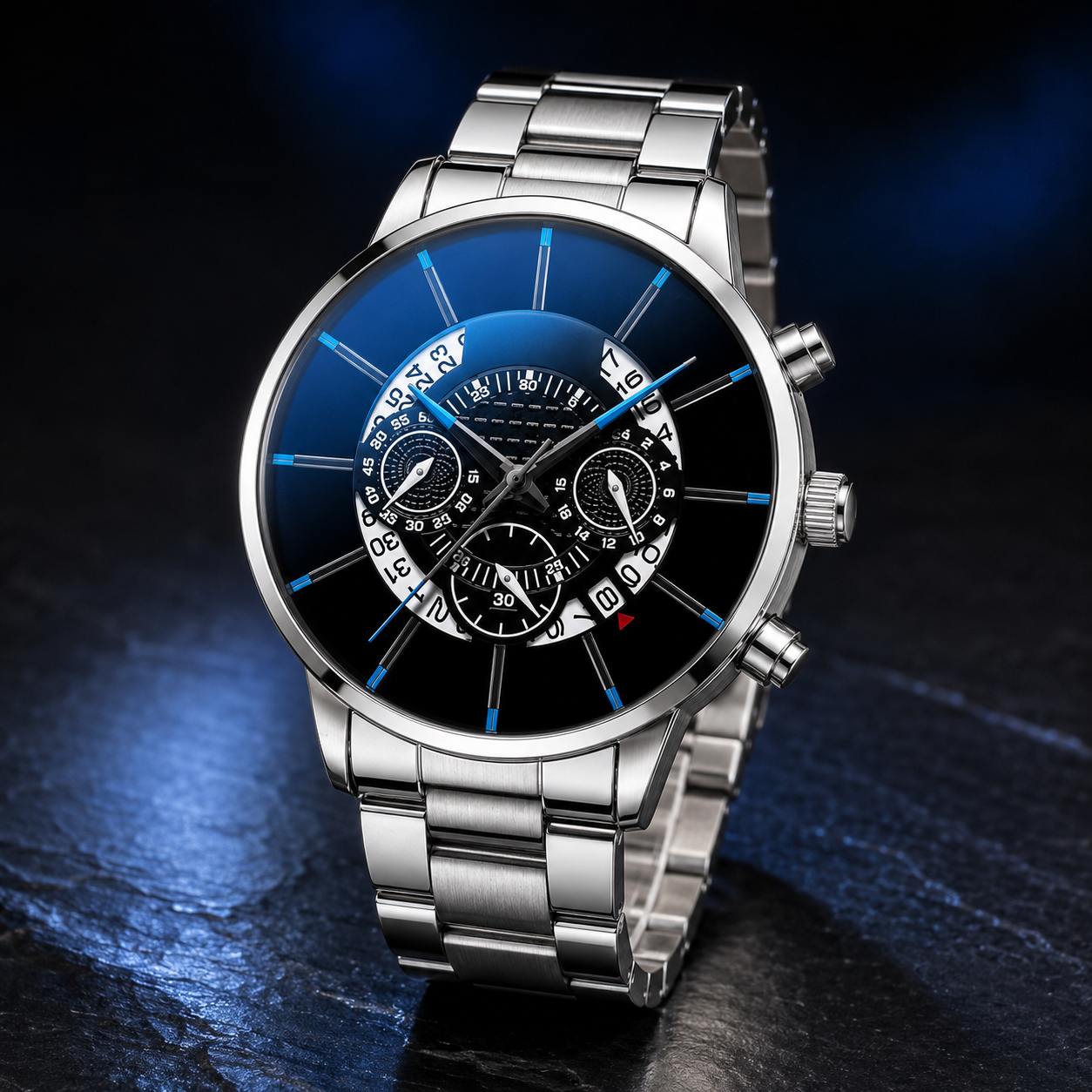 SET MAGNATE™ · 2 Relojes Hombre + Cartera de Cuero · Ejecutivo Edition