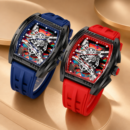 SET TURBO RIVAL™ · 2 Relojes Hombre Racing Skeleton · Edición Grand Prix