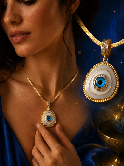 Collar Ojo Turco Mistyc™ | Protección, Belleza y Energía Positiva BY MANDALA BOHO