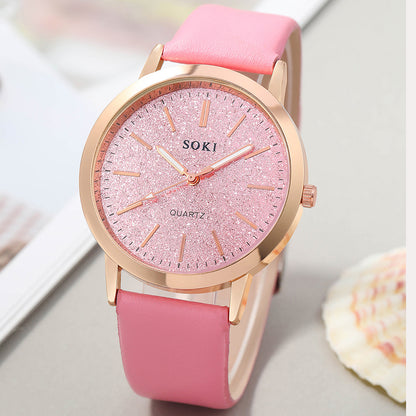 SET LUMINA LUXE™x3 Relojes Mujer · Cuarzo · Acabado Rose Gold · Esfera Glitter