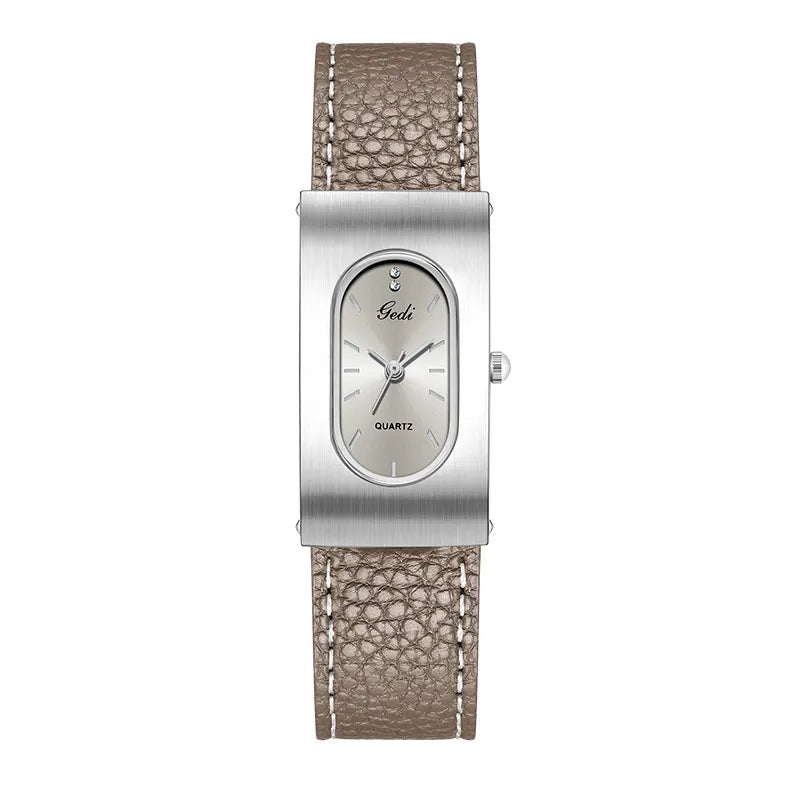 Set Sahara Chic — Gafas Oversize Degradado + Reloj Elegante Saffiano