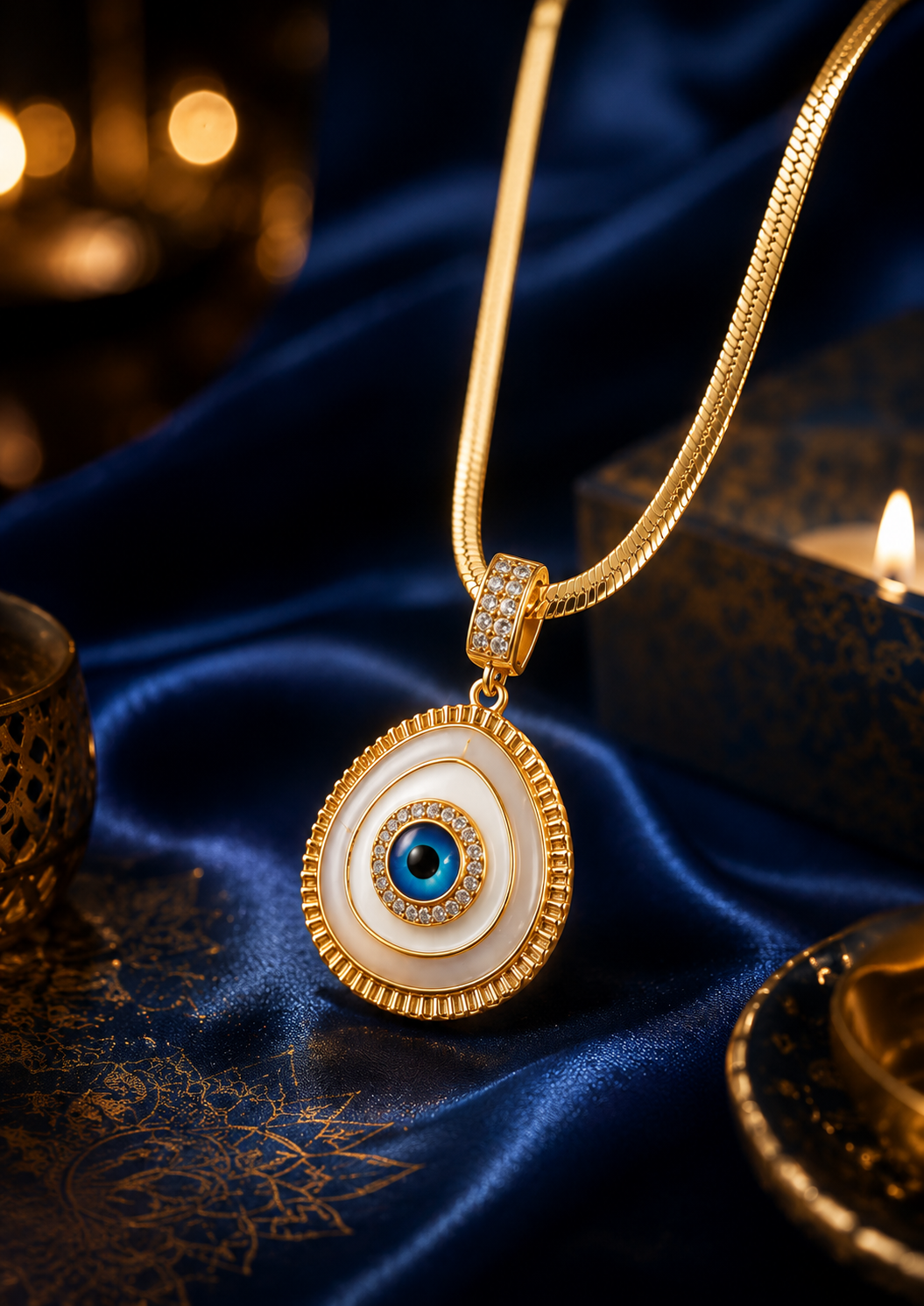 Collar Ojo Turco Mistyc™ | Protección, Belleza y Energía Positiva BY MANDALA BOHO