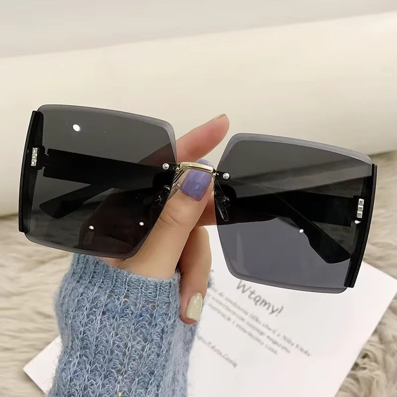 SET x4 GAFAS SOL SERENA™ — Teal · Café · Lila · Negro | Sin Marco | UV400
